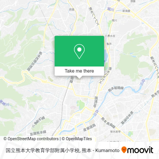 国立熊本大学教育学部附属小学校 map