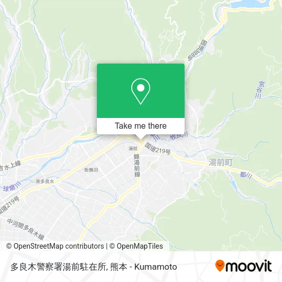 多良木警察署湯前駐在所 map