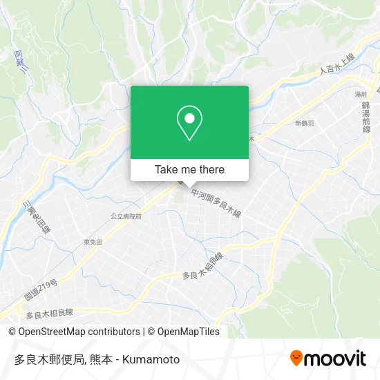 多良木郵便局 map
