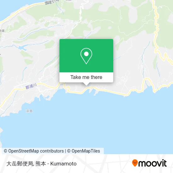 大岳郵便局 map