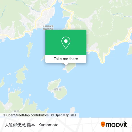 大道郵便局 map