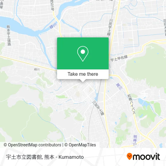 宇土市立図書館 map