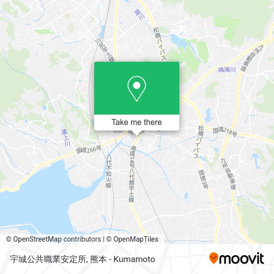 宇城公共職業安定所 map