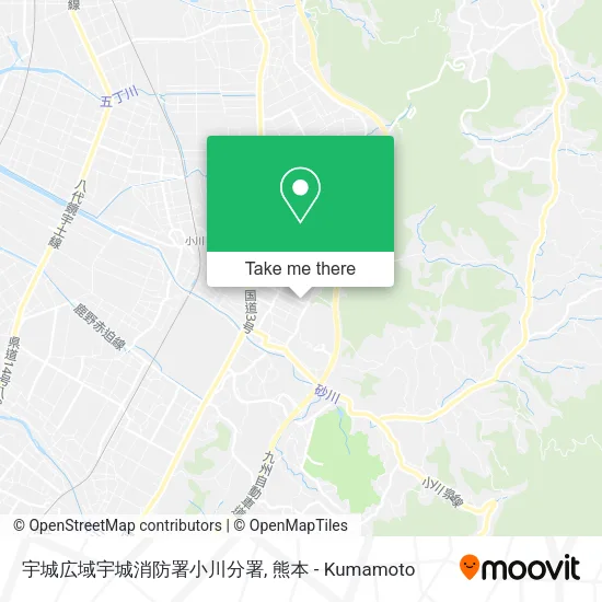 宇城広域宇城消防署小川分署 map