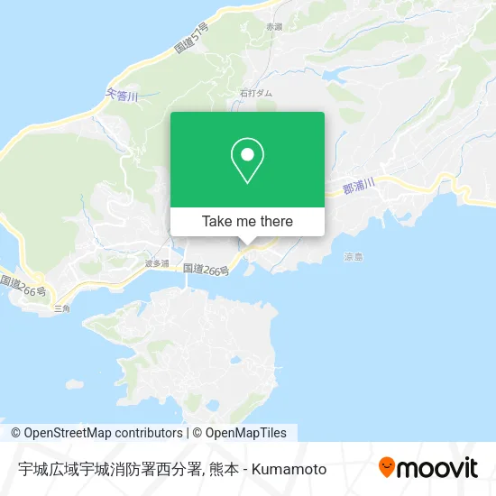 宇城広域宇城消防署西分署 map