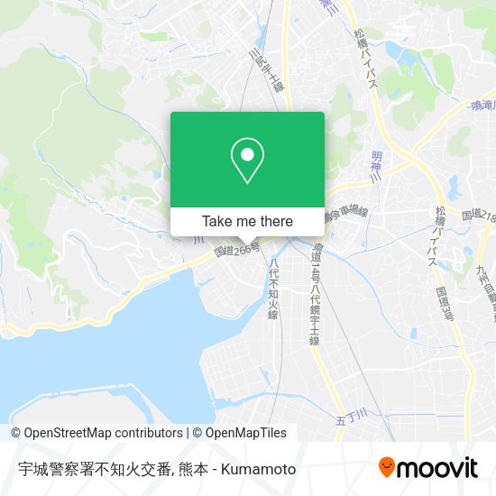 宇城警察署不知火交番 map