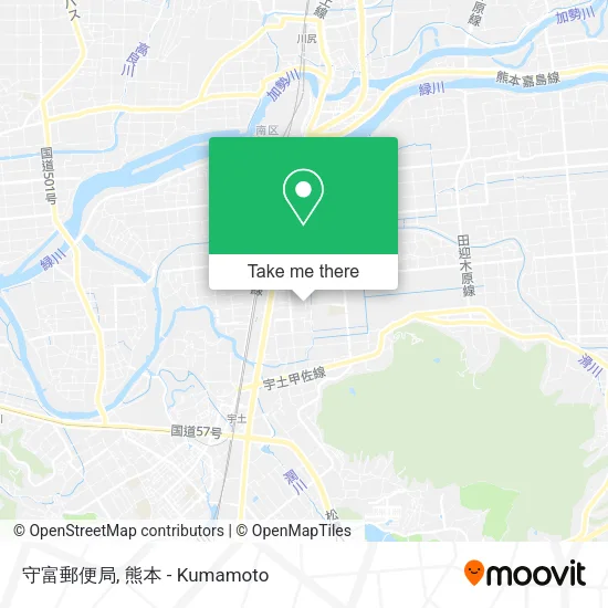 守富郵便局 map