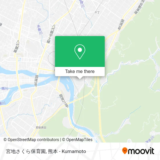 宮地さくら保育園 map