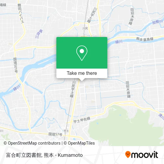 富合町立図書館 map