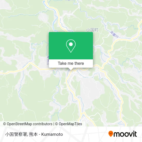 小国警察署 map