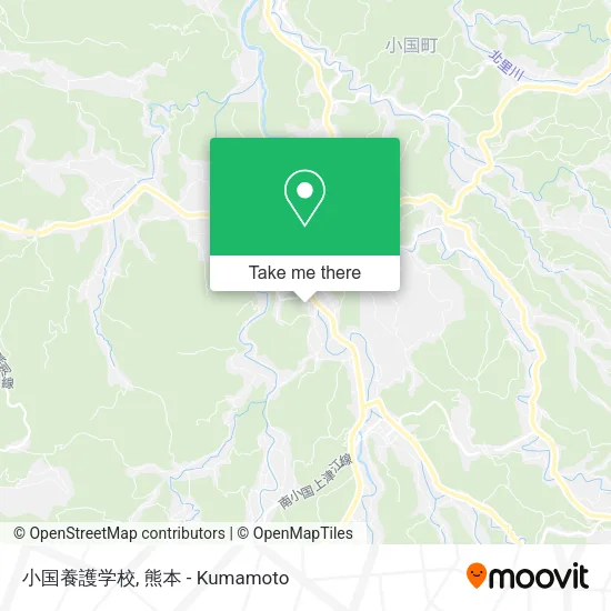 小国養護学校 map