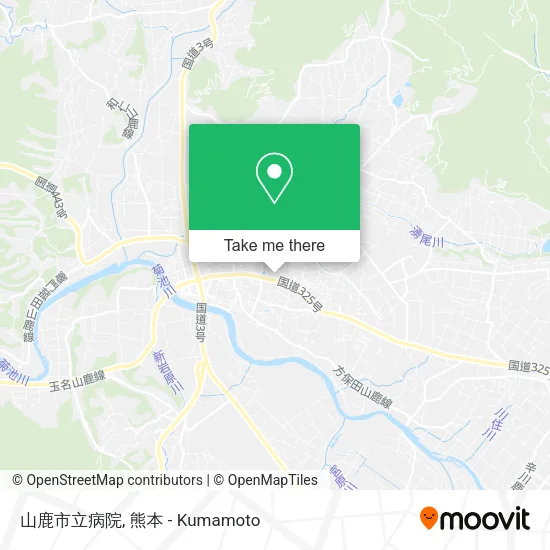 山鹿市立病院 map