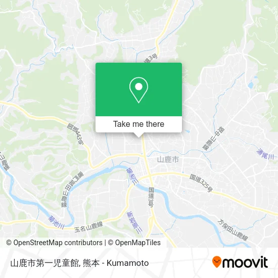 山鹿市第一児童館 map