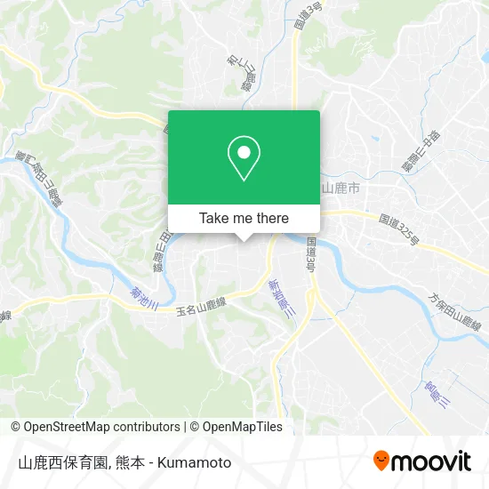 山鹿西保育園 map