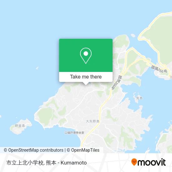 市立上北小学校 map