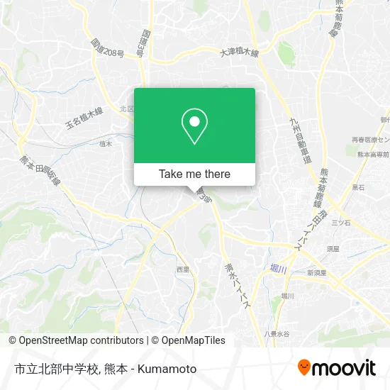 市立北部中学校 map