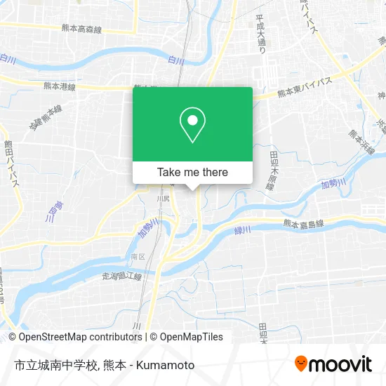 市立城南中学校 map