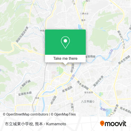 市立城東小学校 map