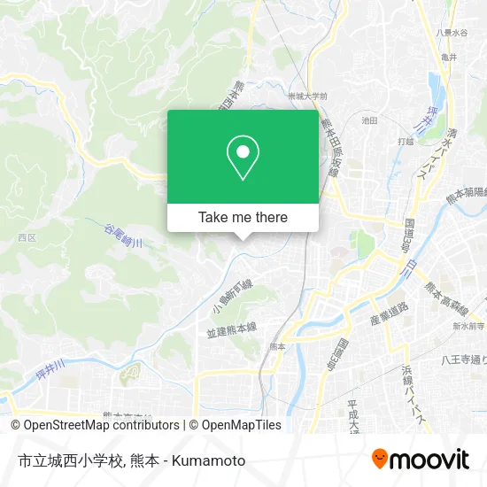 市立城西小学校 map