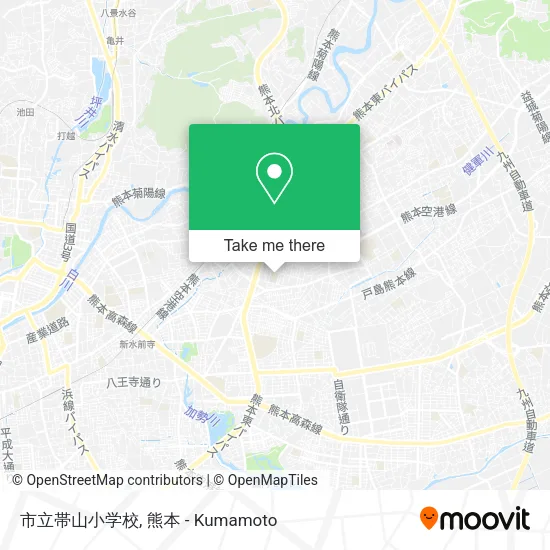 市立帯山小学校 map