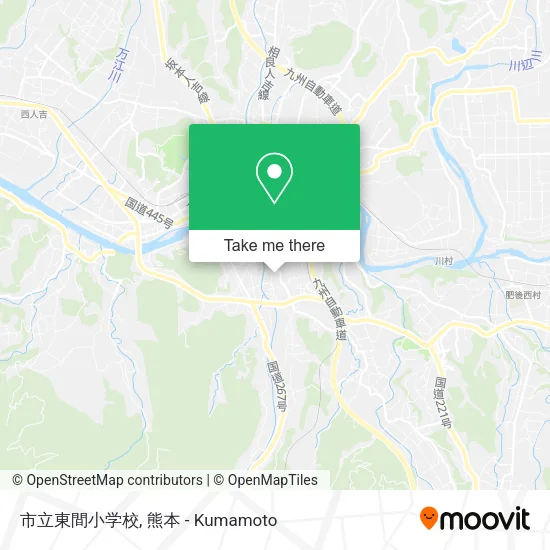 市立東間小学校 map
