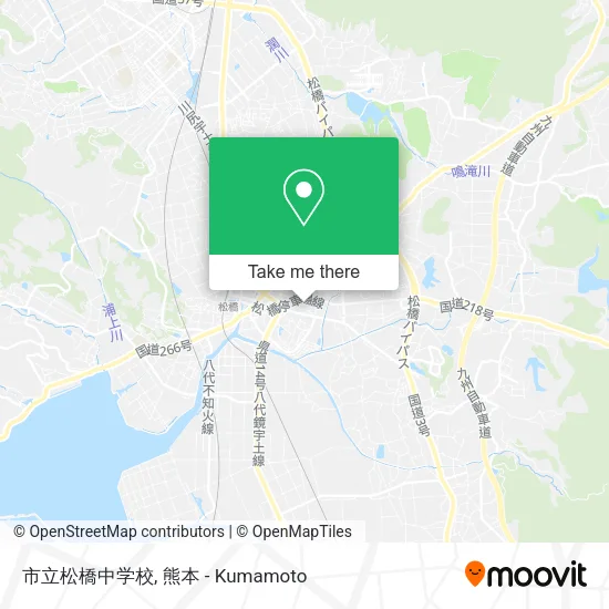 市立松橋中学校 map
