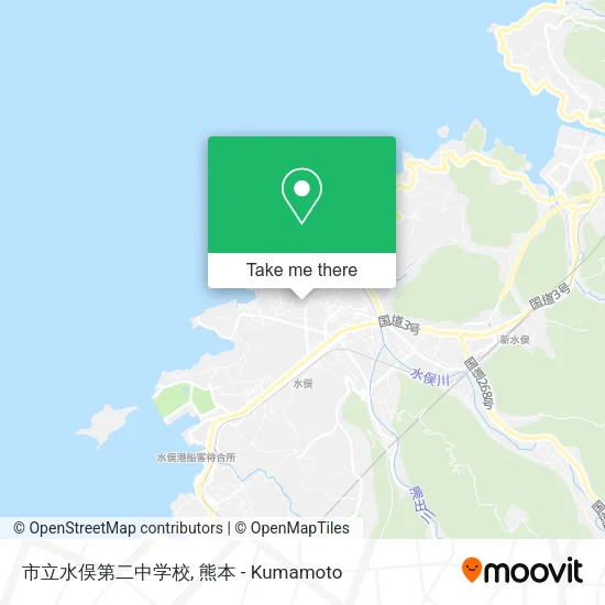 市立水俣第二中学校 map