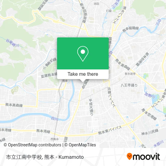 市立江南中学校 map
