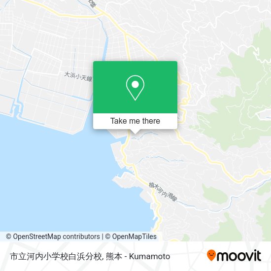 市立河内小学校白浜分校 map