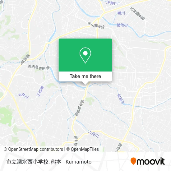 市立泗水西小学校 map