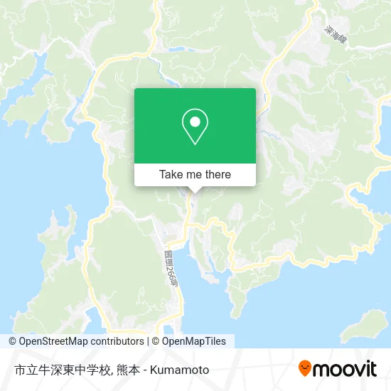 市立牛深東中学校 map