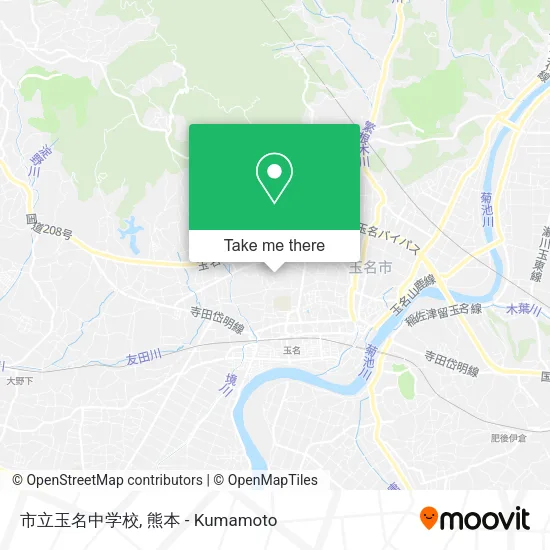 市立玉名中学校 map