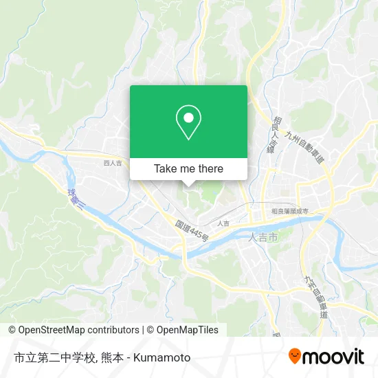 市立第二中学校 map