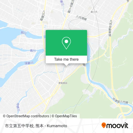 市立第五中学校 map