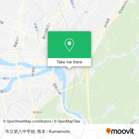 市立第八中学校 map