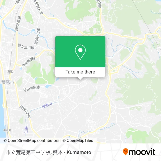 市立荒尾第三中学校 map