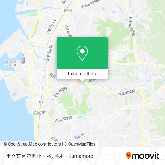 市立荒尾第四小学校 map
