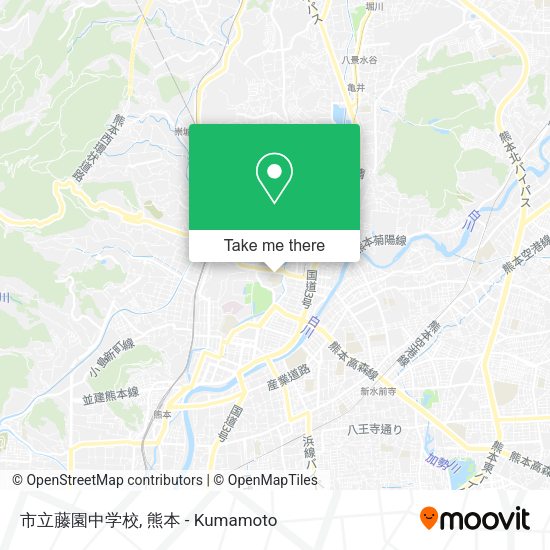 市立藤園中学校 map