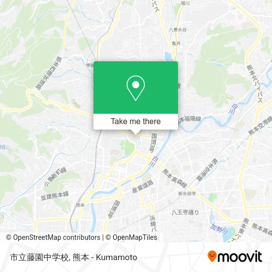 市立藤園中学校 map