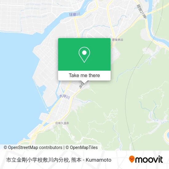 市立金剛小学校敷川内分校 map