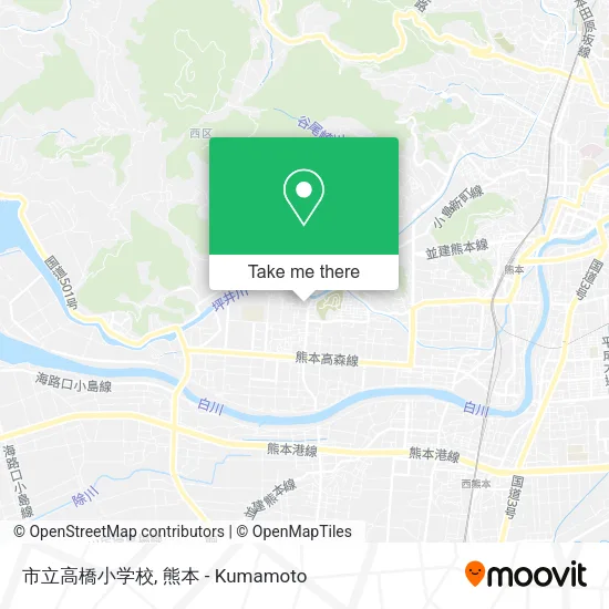 市立高橋小学校 map