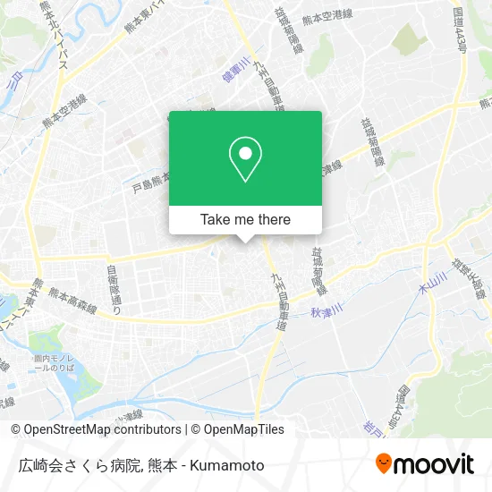 広崎会さくら病院 map