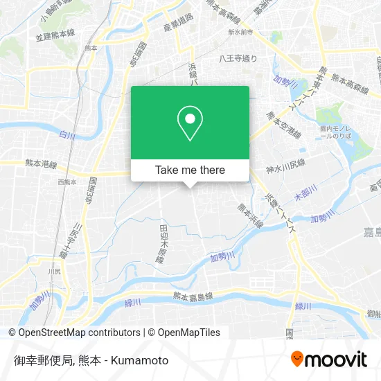 御幸郵便局 map