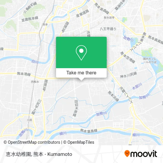 恵水幼稚園 map