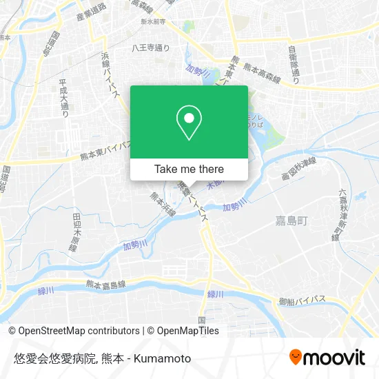 悠愛会悠愛病院 map