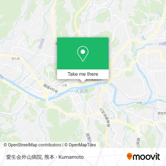 愛生会外山病院 map