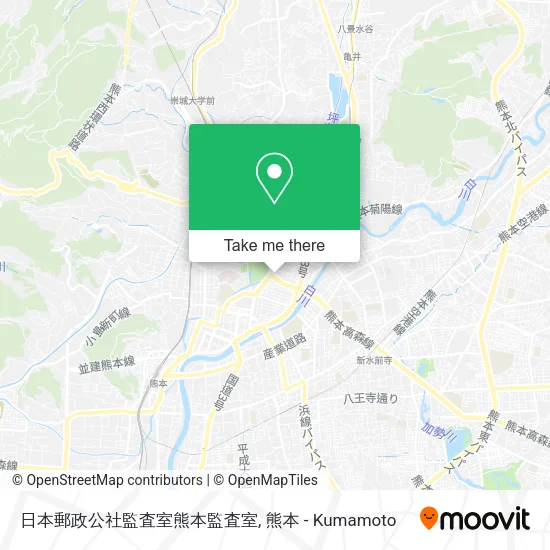 日本郵政公社監査室熊本監査室 map