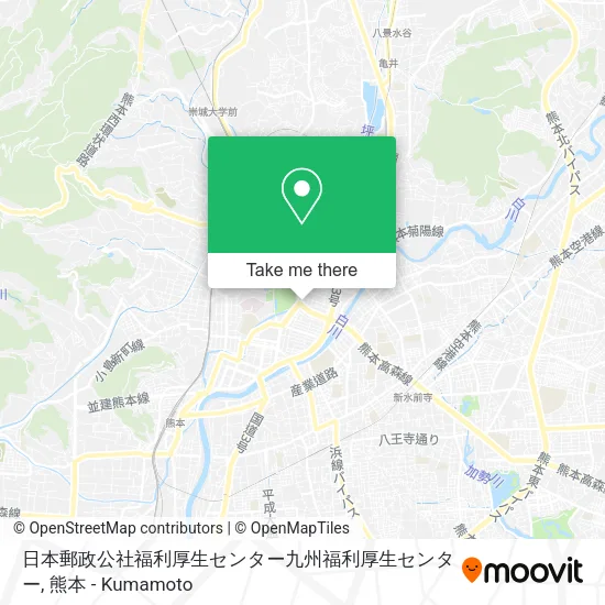 日本郵政公社福利厚生センター九州福利厚生センター map