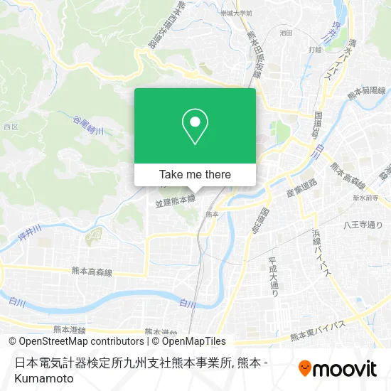 日本電気計器検定所九州支社熊本事業所 map