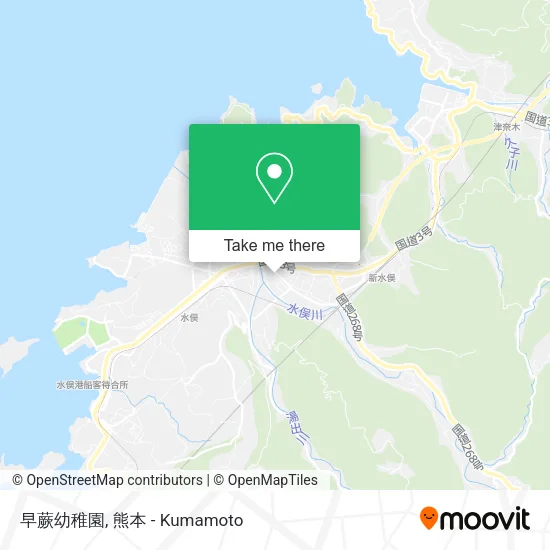 早蕨幼稚園 map